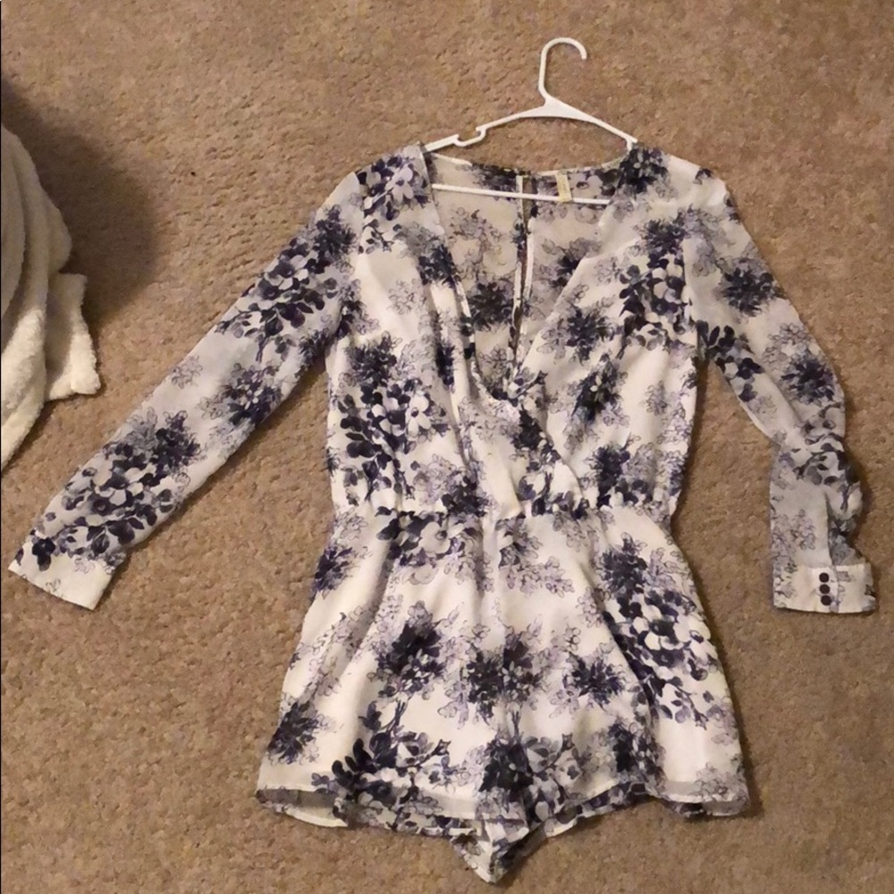 Free people long sleeve romper